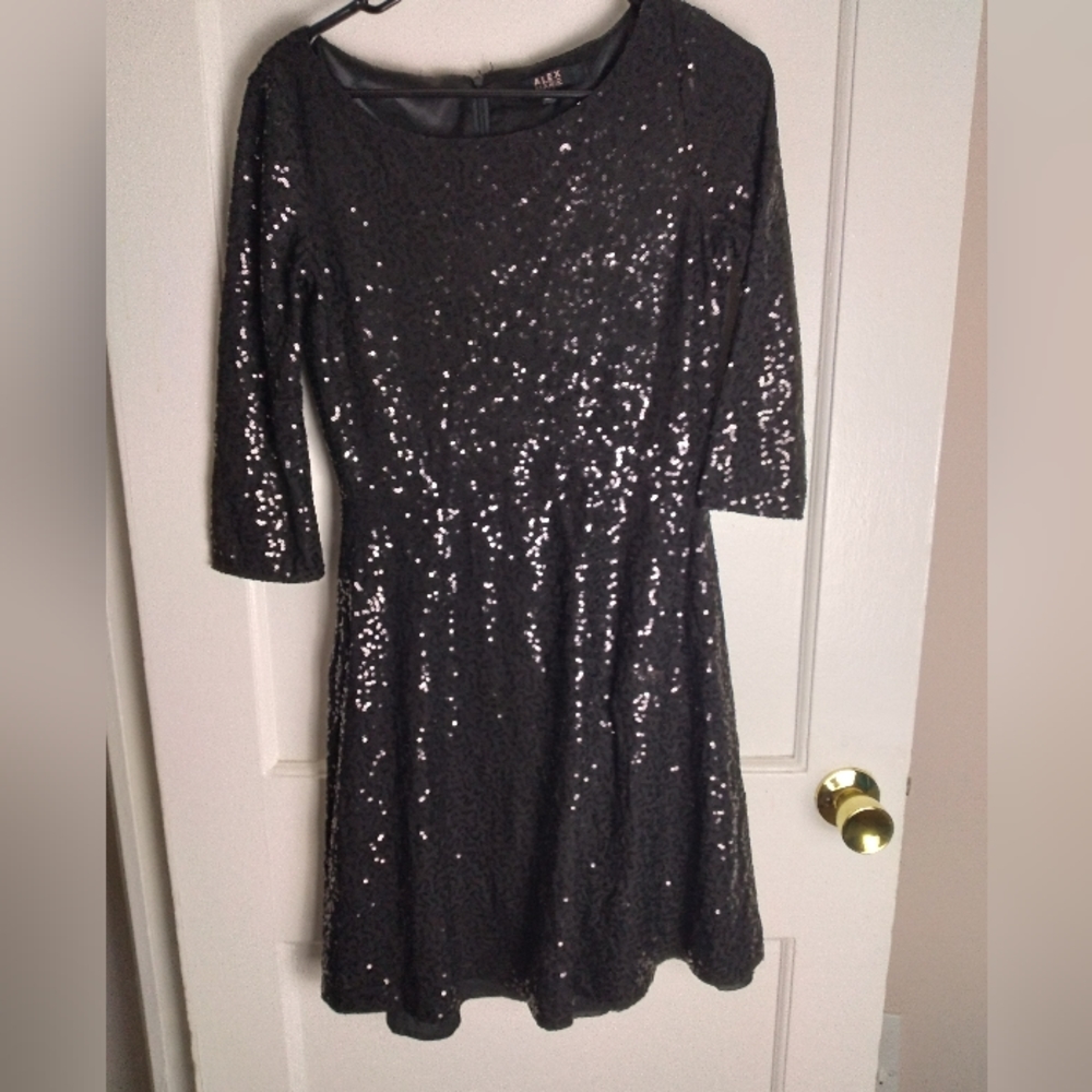 Black Sequin Dress size 4